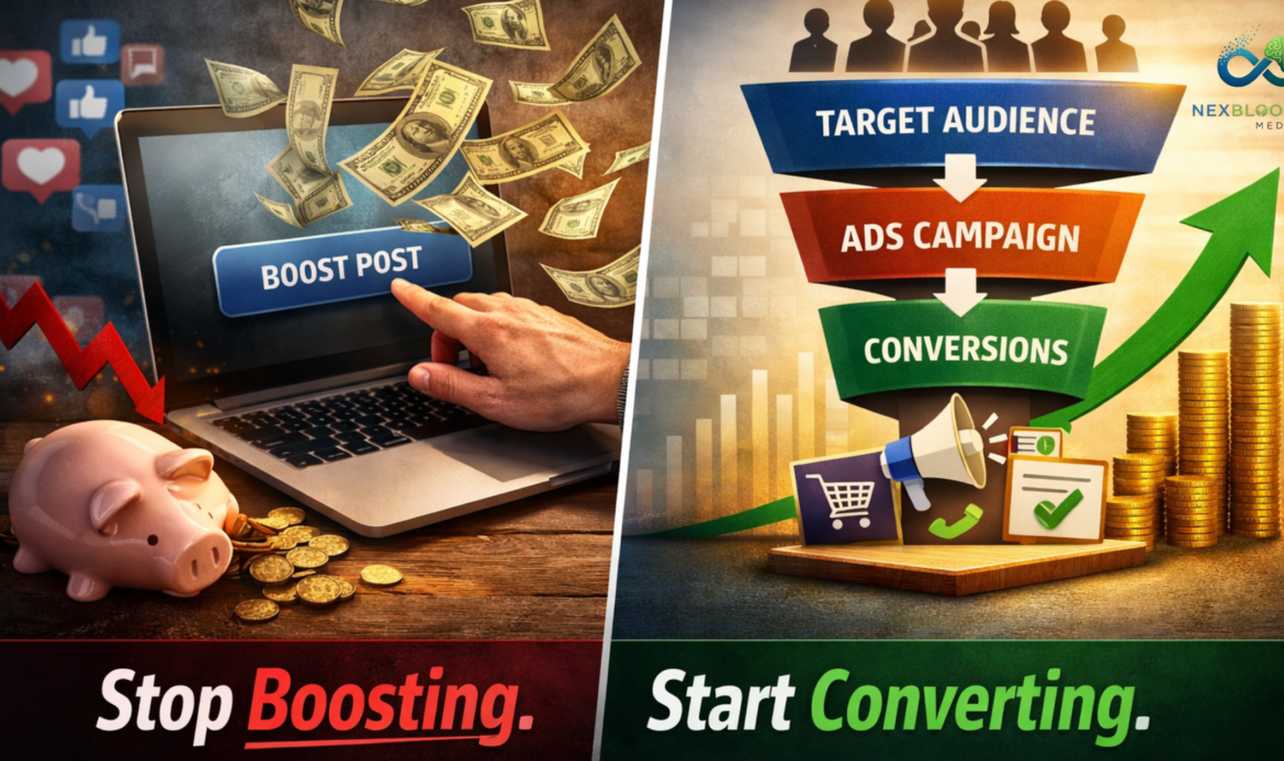 Why Boosting Posts is Wasting Your Money - nexbloommedia.com